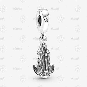 Pandora Virgin of Guadalupe Motif Dangle Charm|Pendant